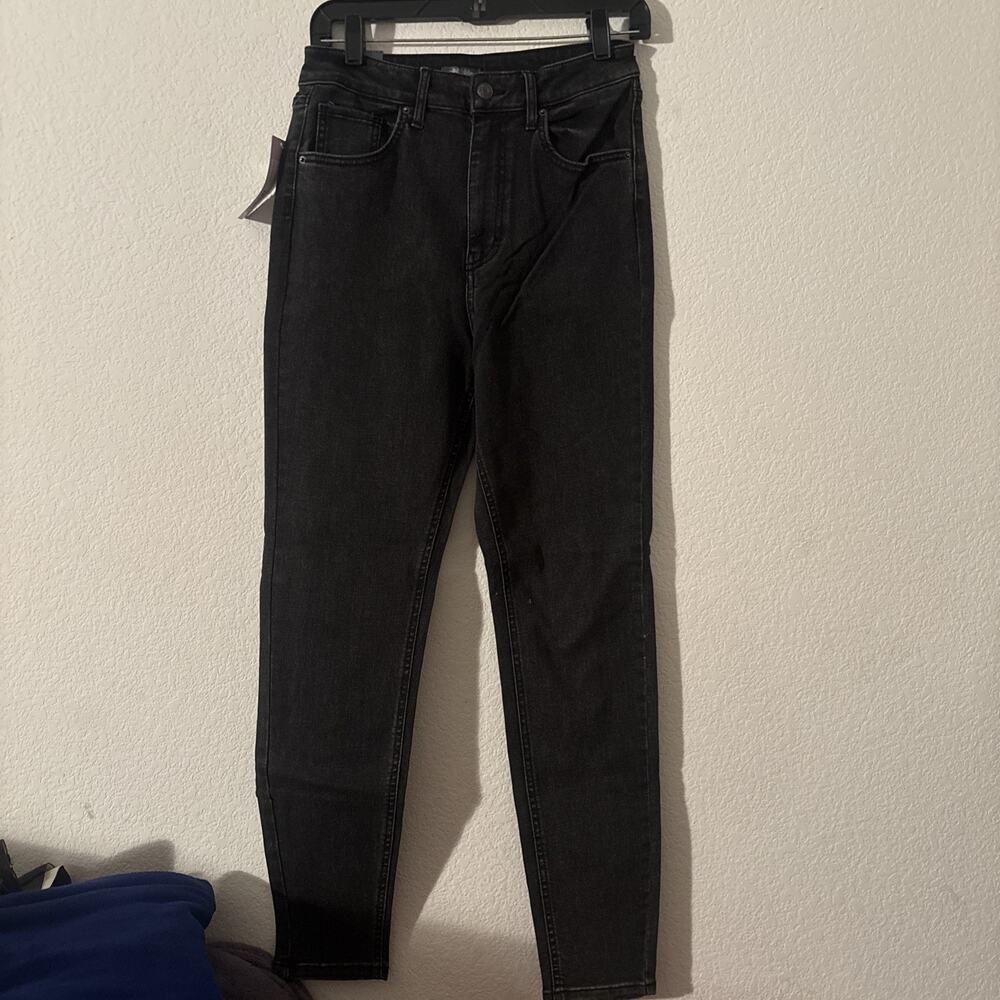 Women's High Rise Skinny High Stretch Jeans by Wild Fable/ Black/ size 16/29
